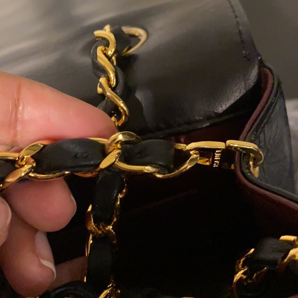 Vintage Chanel Diana flap in black patent leather - Picture 4 of 10